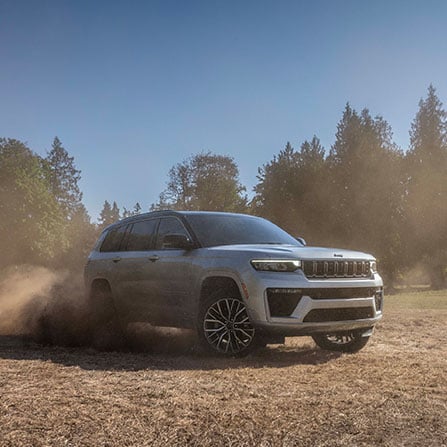Jeep Grand Cherokee SUV off-road