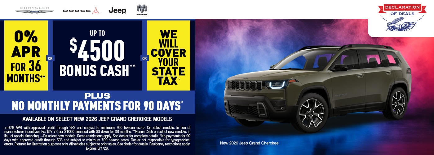 CDJR Incentives May