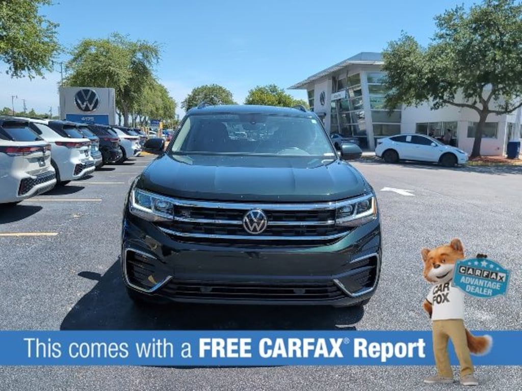 Used 2021 Volkswagen Atlas 3.6L V6 SE w/Technology R-Line SUV