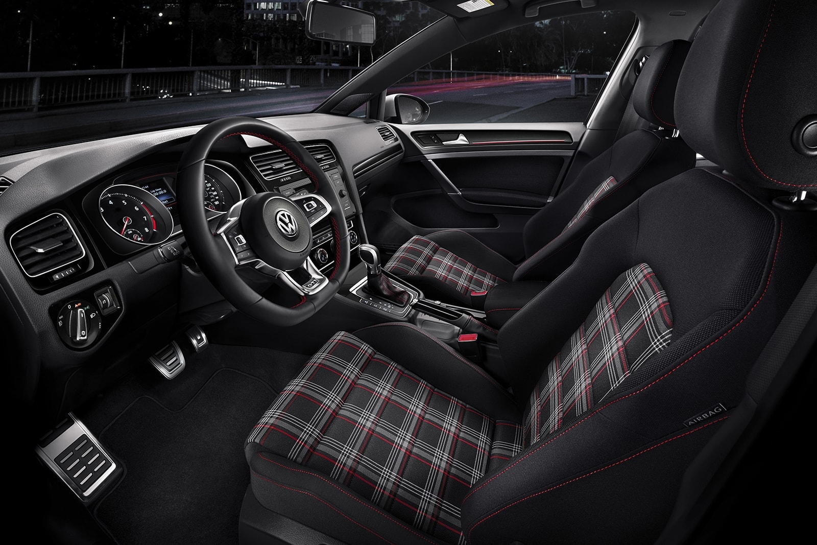 vw golf gti safety features - rear view camera system