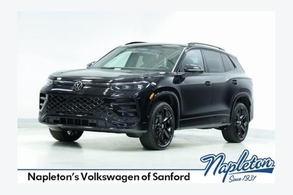 New 2026 Volkswagen Tiguan 2.0T SE R-Line Black SUV