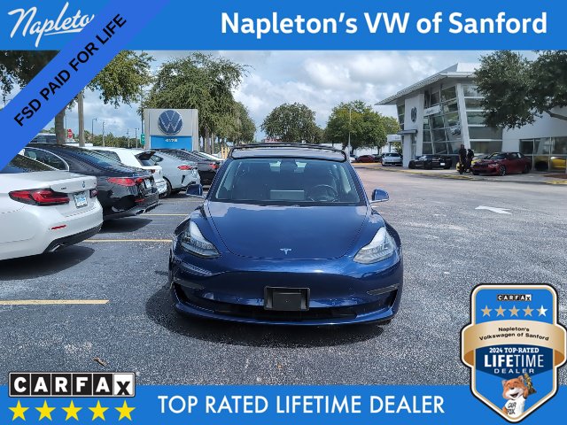 Used 2020 Tesla Model 3 Base with VIN 5YJ3E1EB8LF589223 for sale in Sanford, FL