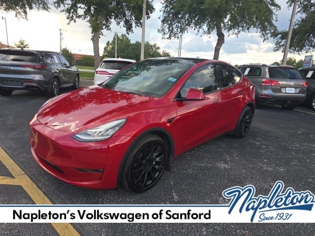 Used 2021 Tesla Model Y Long Range with VIN 5YJYGDEE5MF254112 for sale in Northfield, Minnesota