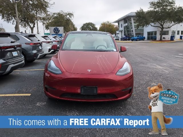 Used 2025 Tesla Model Y Long Range with VIN 7SAYGDEE3SA357087 for sale in Kansas City