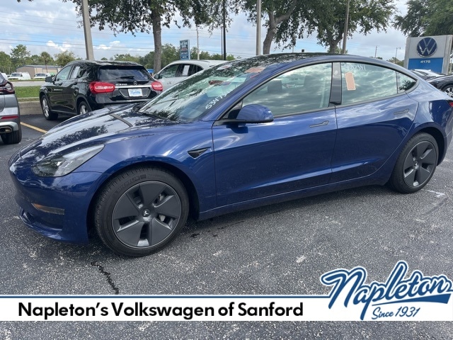 Used 2023 Tesla Model 3 Base with VIN 5YJ3E1EA0PF550459 for sale in Sanford, FL