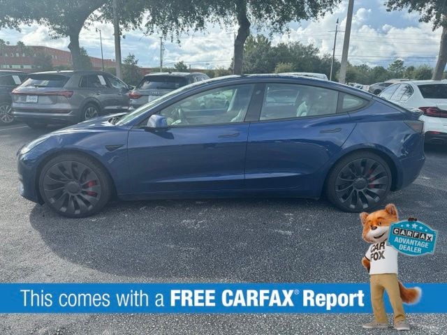 Used 2021 Tesla Model 3 Base with VIN 5YJ3E1EC6MF086171 for sale in Sanford, FL