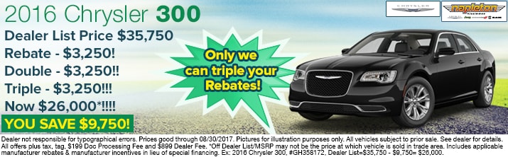 Chrysler 300 Lease Special