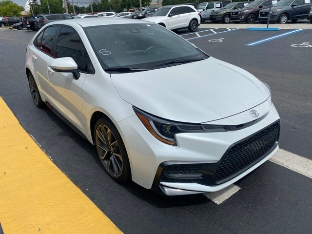 Used 2022 Toyota Corolla SE with VIN JTDS4MCEXN3509885 for sale in Kissimmee, FL