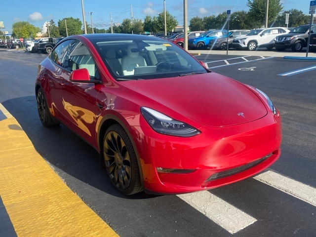 Used 2022 Tesla Model Y Performance with VIN 7SAYGDEF3NF443239 for sale in Northfield, Minnesota