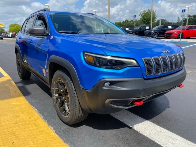 Used 2019 Jeep Cherokee Trailhawk with VIN 1C4PJMBX4KD216314 for sale in Kissimmee, FL