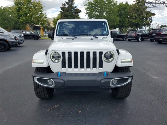 Certified 2022 Jeep Wrangler Unlimited Sahara 4XE with VIN 1C4JJXP67NW147182 for sale in Kissimmee, FL