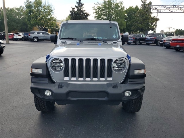 Used 2021 Jeep Wrangler Unlimited Sport S with VIN 1C4HJXDN9MW615972 for sale in Kissimmee, FL