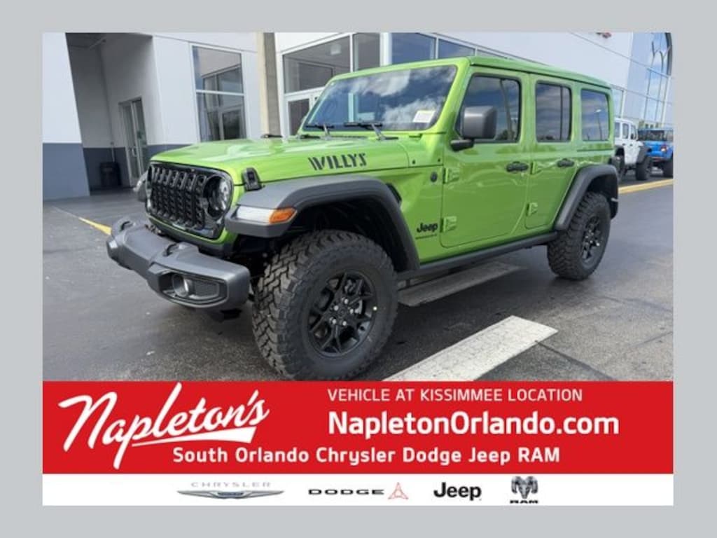 New 2026 Jeep Wrangler 4-DOOR WILLYS Sport Utility