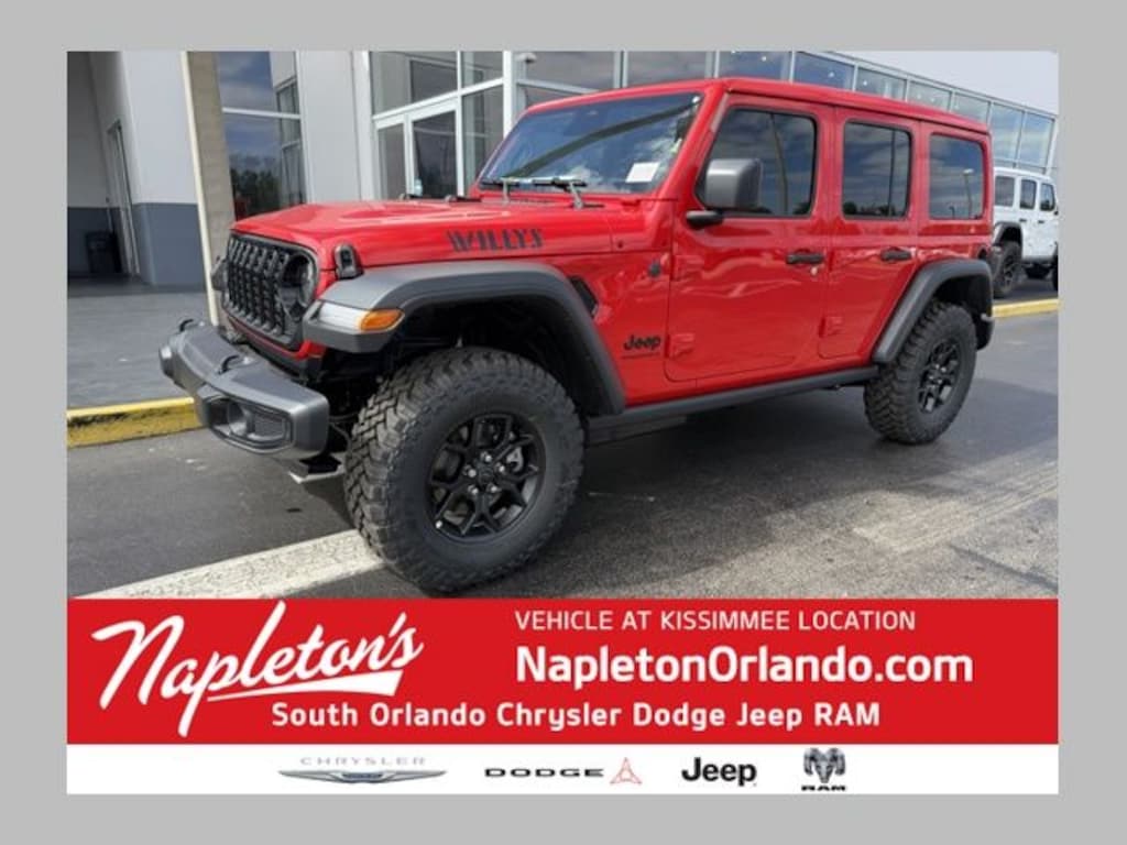 New 2026 Jeep Wrangler 4-DOOR WILLYS Sport Utility