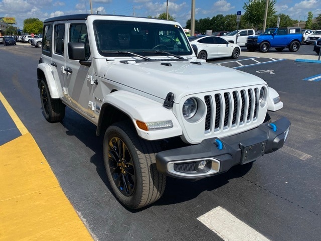 Used 2023 Jeep Wrangler 4xe Sahara 4XE with VIN 1C4JJXP6XPW698788 for sale in Kissimmee, FL