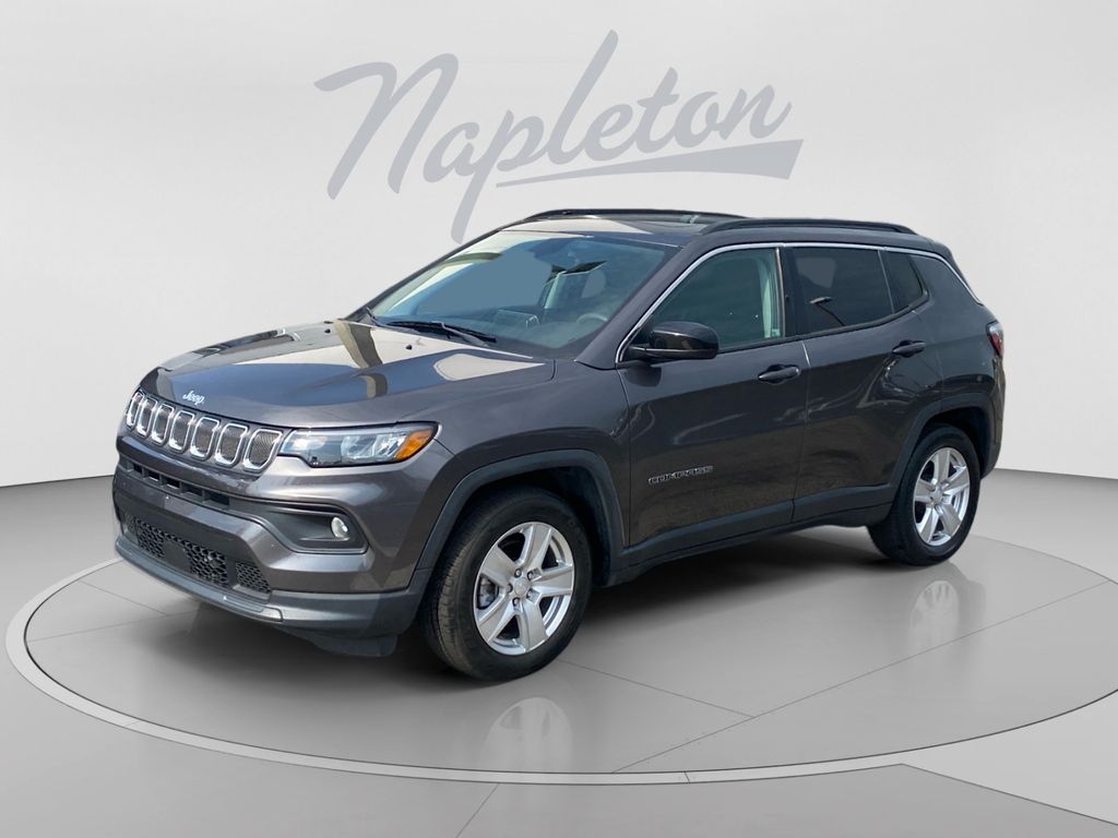 Used 2022 Jeep Compass Latitude with VIN 3C4NJCBB1NT164323 for sale in Kissimmee, FL