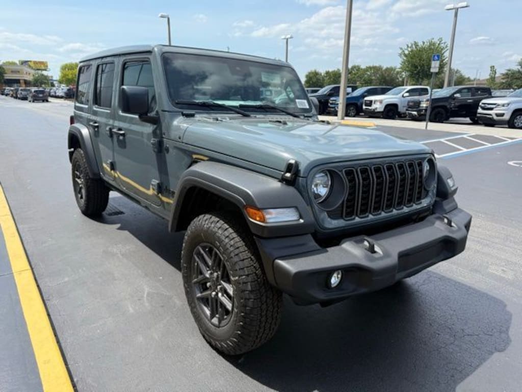 New 2025 Jeep Wrangler 4-DOOR SPORT S Sport Utility