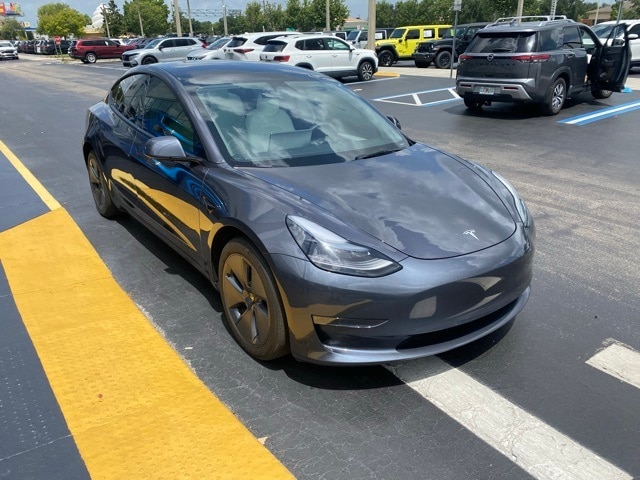 Used 2023 Tesla Model 3 Base with VIN 5YJ3E1EA1PF652448 for sale in Kissimmee, FL