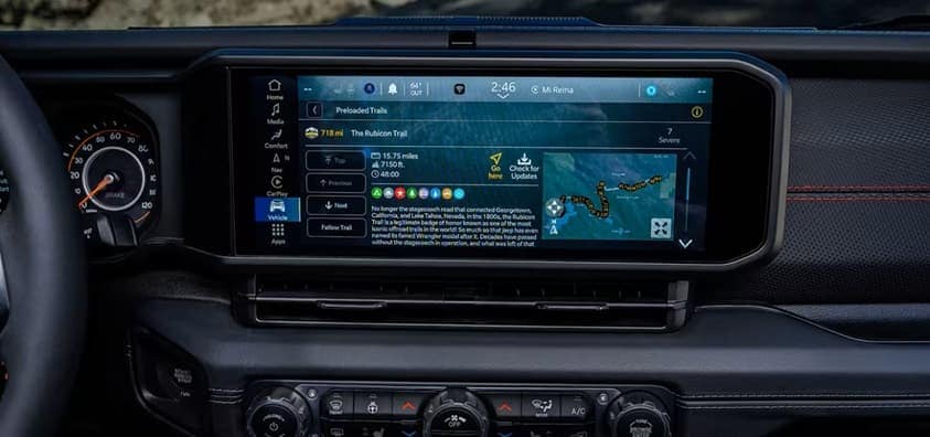 Jeep Gladiator Infotainment Touchscreen