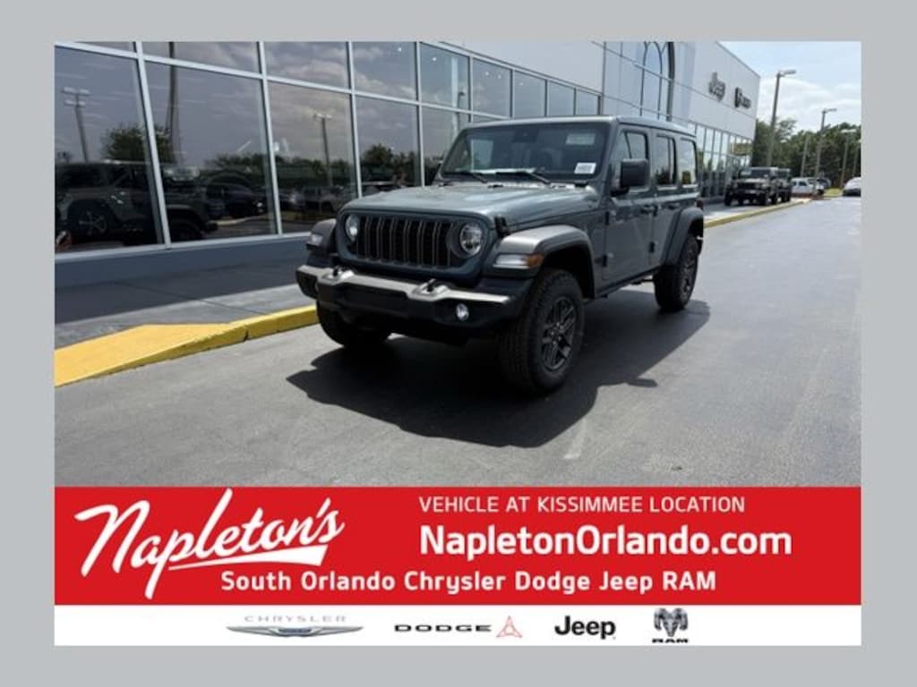 New 2025 Jeep Wrangler 4-DOOR SPORT S Sport Utility