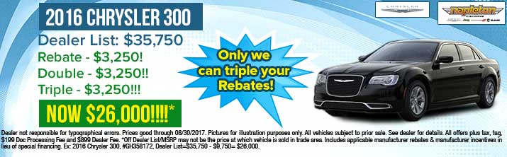 Chrysler 300 Lease Special