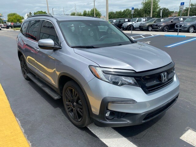 Used 2022 Honda Pilot SE with VIN 5FNYF5H29NB031115 for sale in Kissimmee, FL