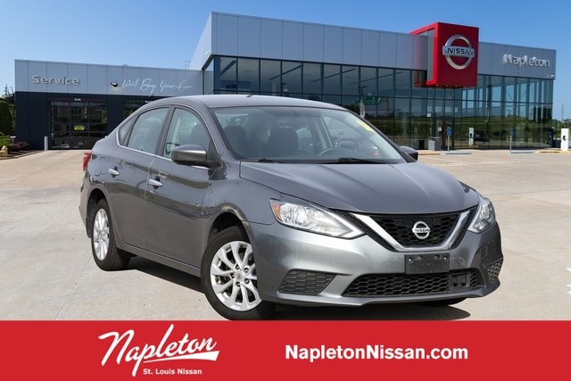 Used 2019 Nissan Sentra SV with VIN 3N1AB7AP3KY436128 for sale in Saint Louis, MO