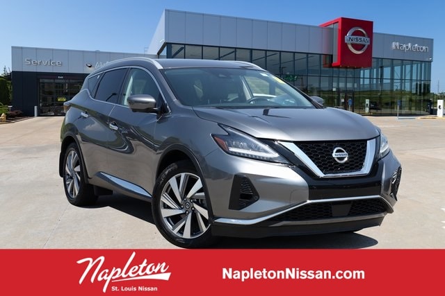 Used 2021 Nissan Murano SL with VIN 5N1AZ2CJ6MC106270 for sale in Saint Louis, MO