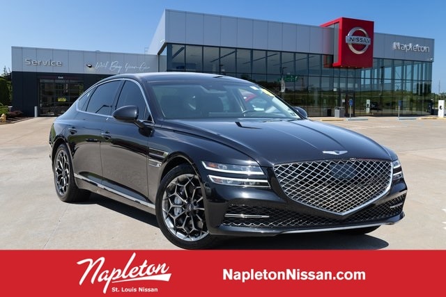 Used 2021 GENESIS G80 Base with VIN KMTGC4SD5MU048963 for sale in Saint Louis, MO