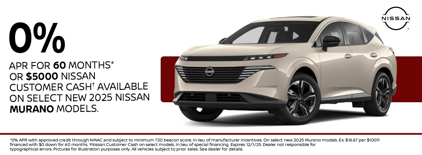 Nissan Incentives November