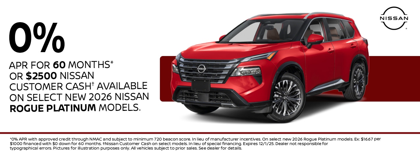 Nissan Incentives November