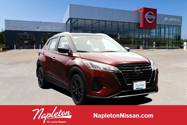 Certified 2022 Nissan Kicks SV with VIN 3N1CP5CV4NL510538 for sale in Saint Louis, MO