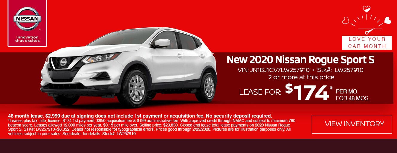 Lease the New 2020 Nissan Rogue for Less! Nissan Rogue Special Lease Deal