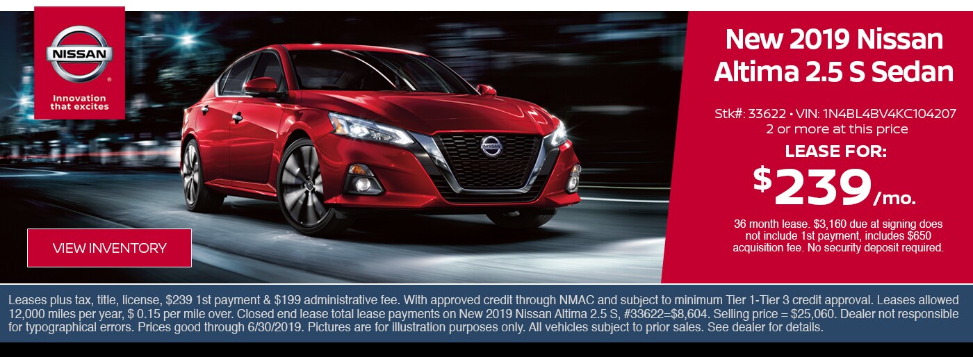 Nissan Altima Lease Deals Nissan Altima Lease Deals