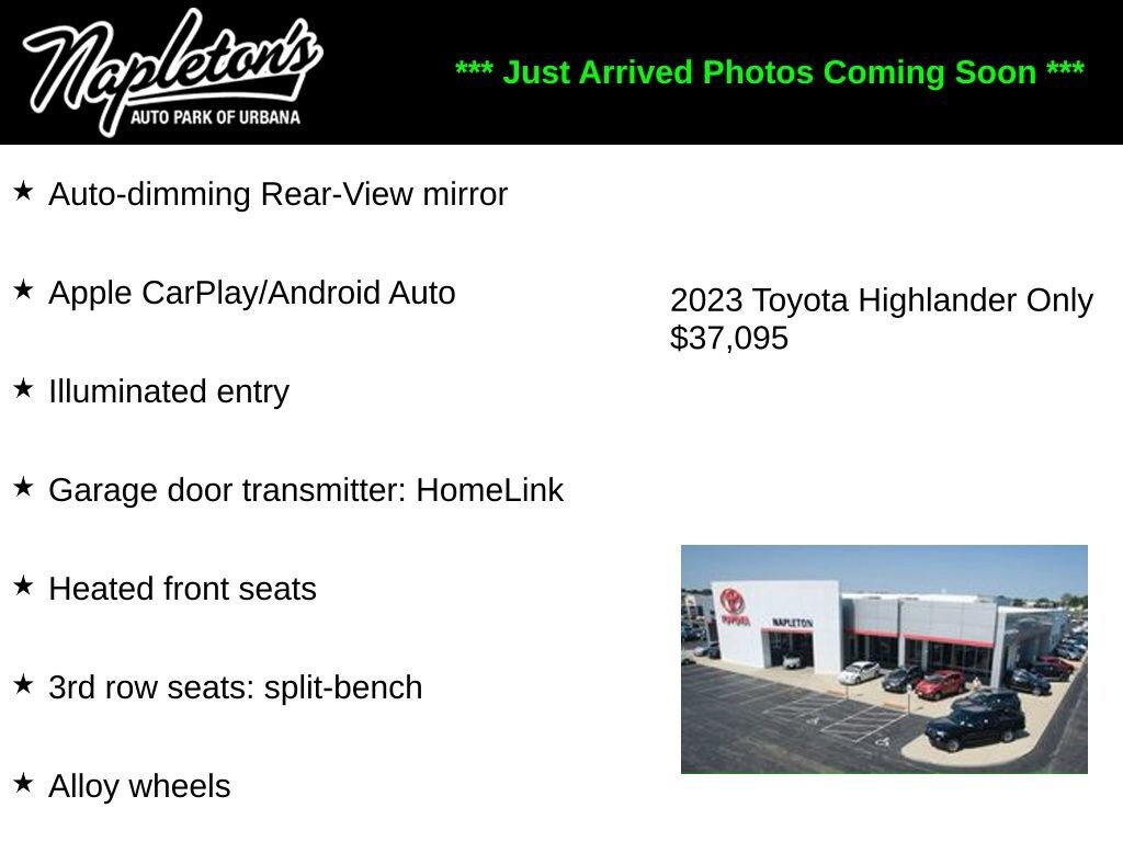 Used 2023 Toyota Highlander XLE Sport Utility