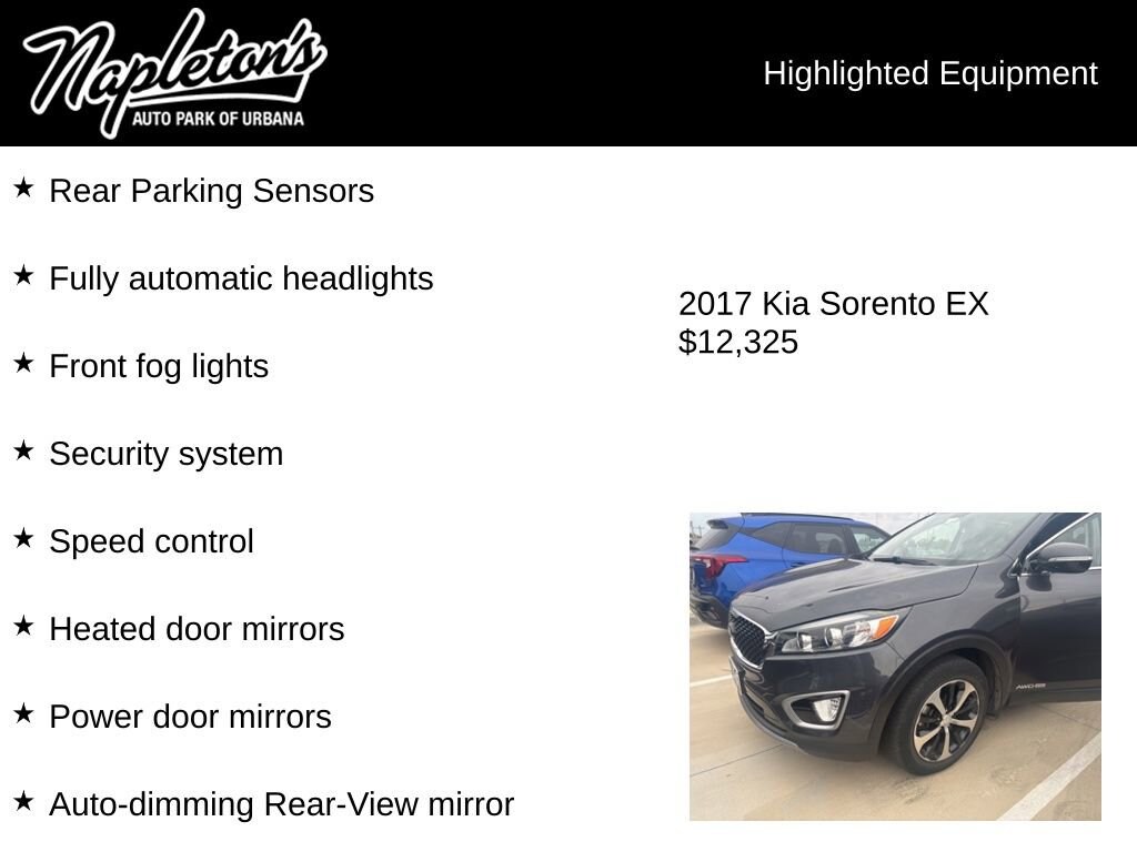 Used 2017 Kia Sorento EX Sport Utility