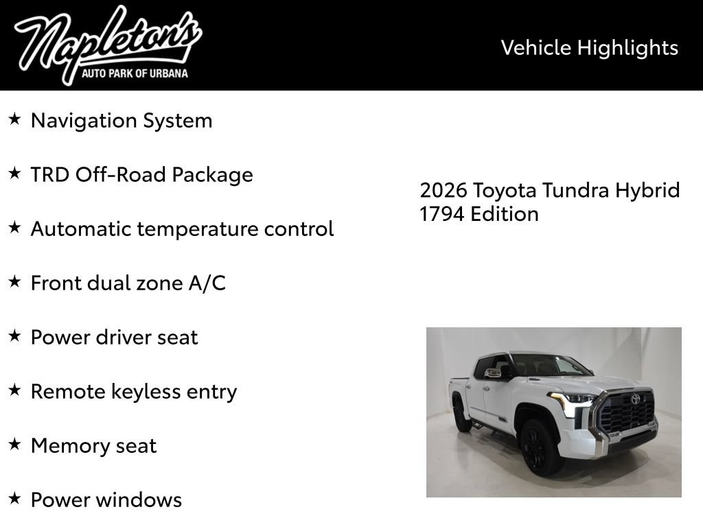 2026 Toyota Tundra 1794 Edition - Photo 15