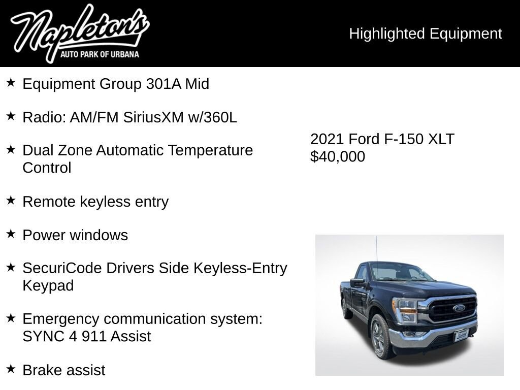 Used 2021 Ford F-150 XLT Truck