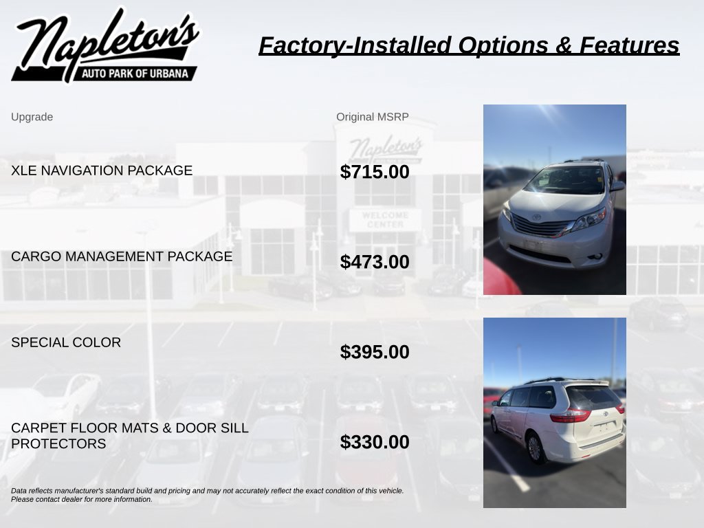 Used 2017 Toyota Sienna XLE Passenger Van