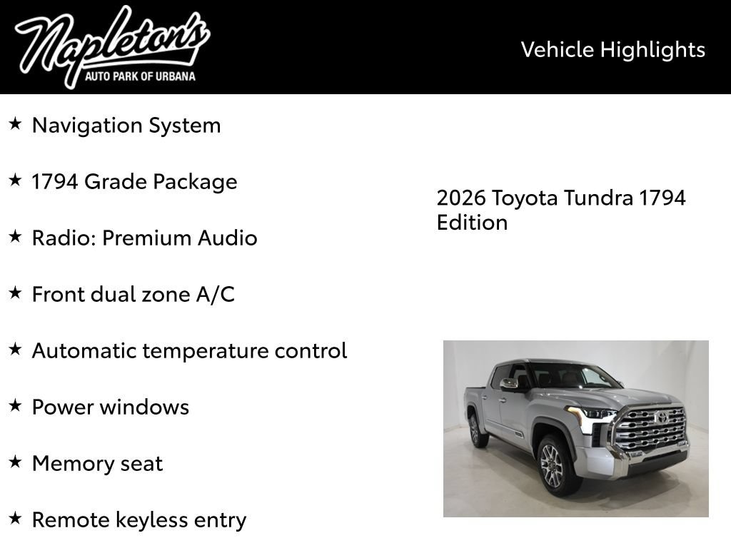 2026 Toyota Tundra 1794 Edition - Photo 15
