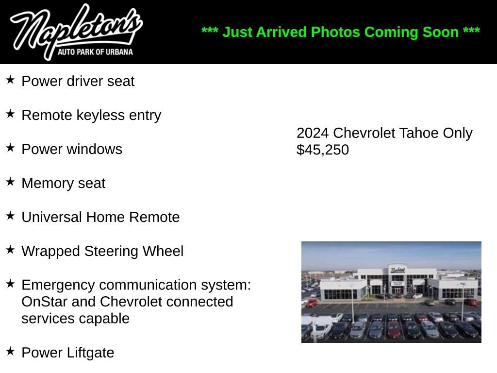 Used 2024 Chevrolet Tahoe LT Sport Utility