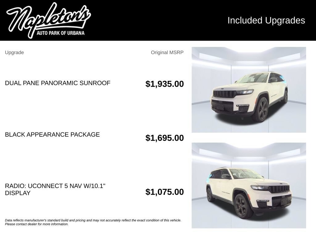 Used 2022 Jeep Grand Cherokee L Limited Sport Utility