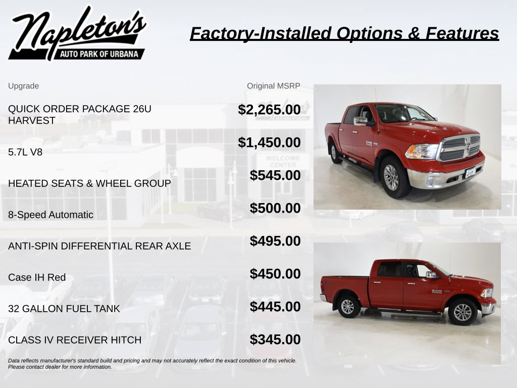Used 2018 Ram 1500 Harvest Truck