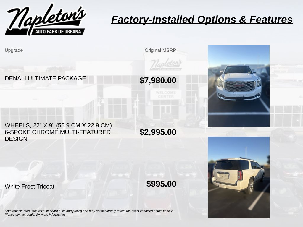 Used 2018 GMC Yukon Denali Sport Utility