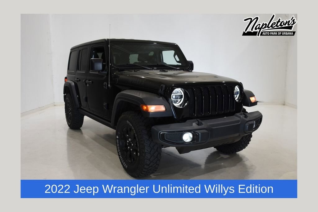 Used 2022 Jeep Wrangler Unlimited Willys Sport Utility