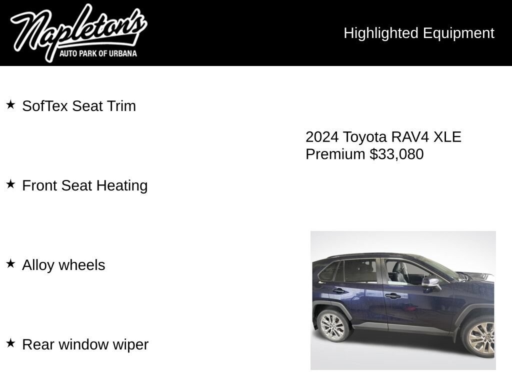 Used 2024 Toyota RAV4 XLE Premium Sport Utility