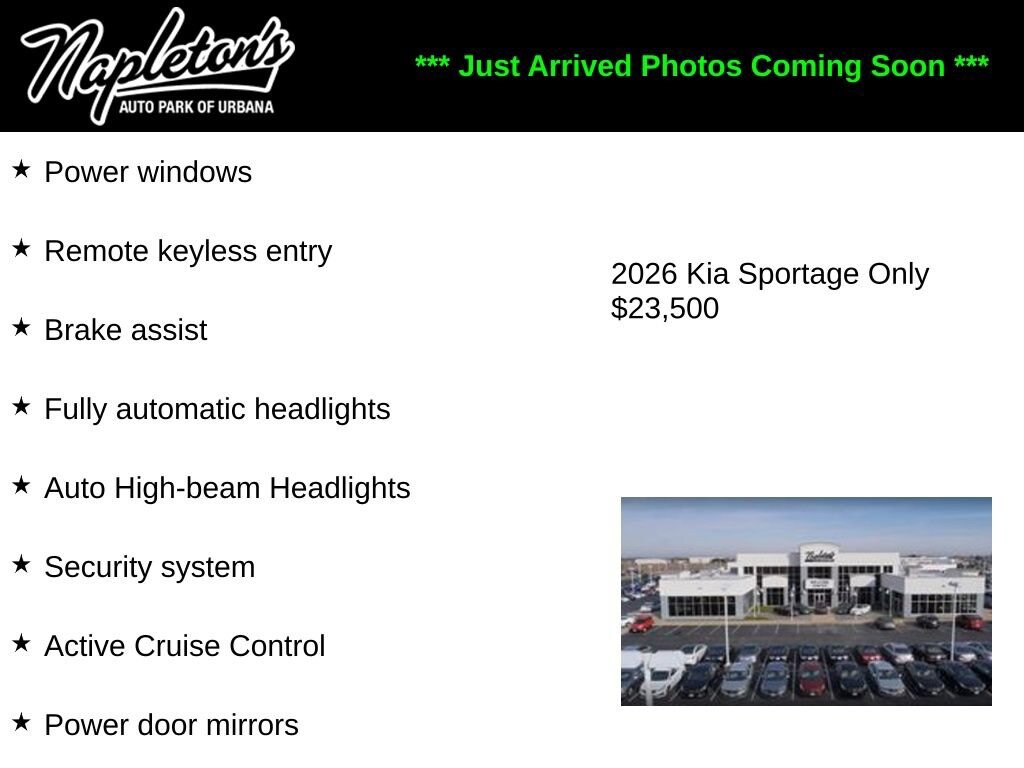 Used 2026 Kia Sportage LX Sport Utility