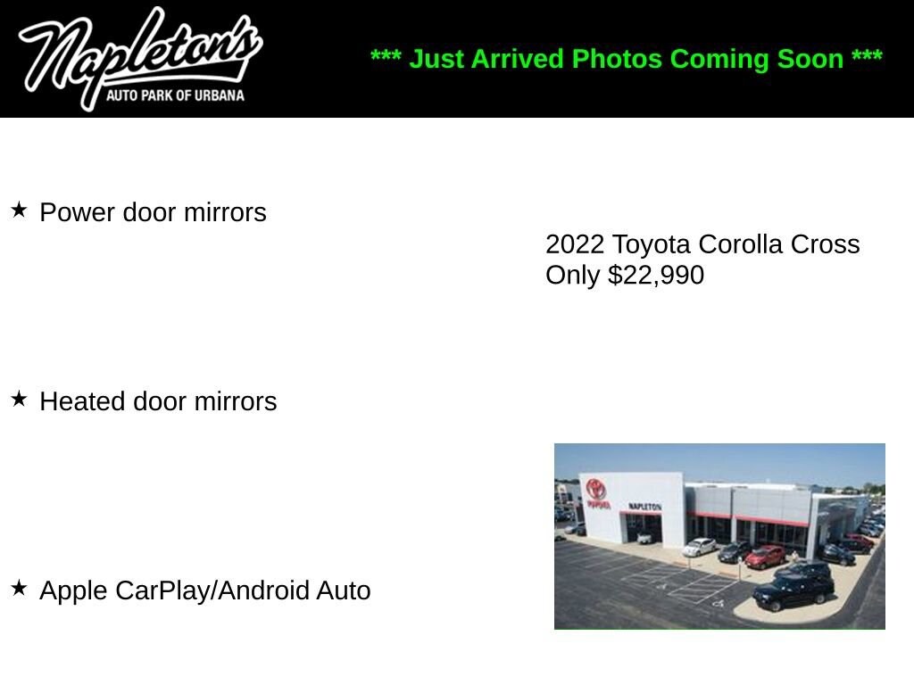 Used 2022 Toyota Corolla Cross L Sport Utility