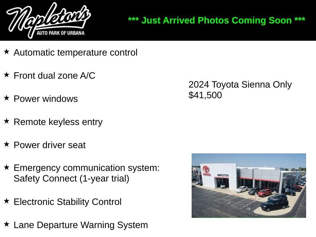 Used 2024 Toyota Sienna LE Passenger Van