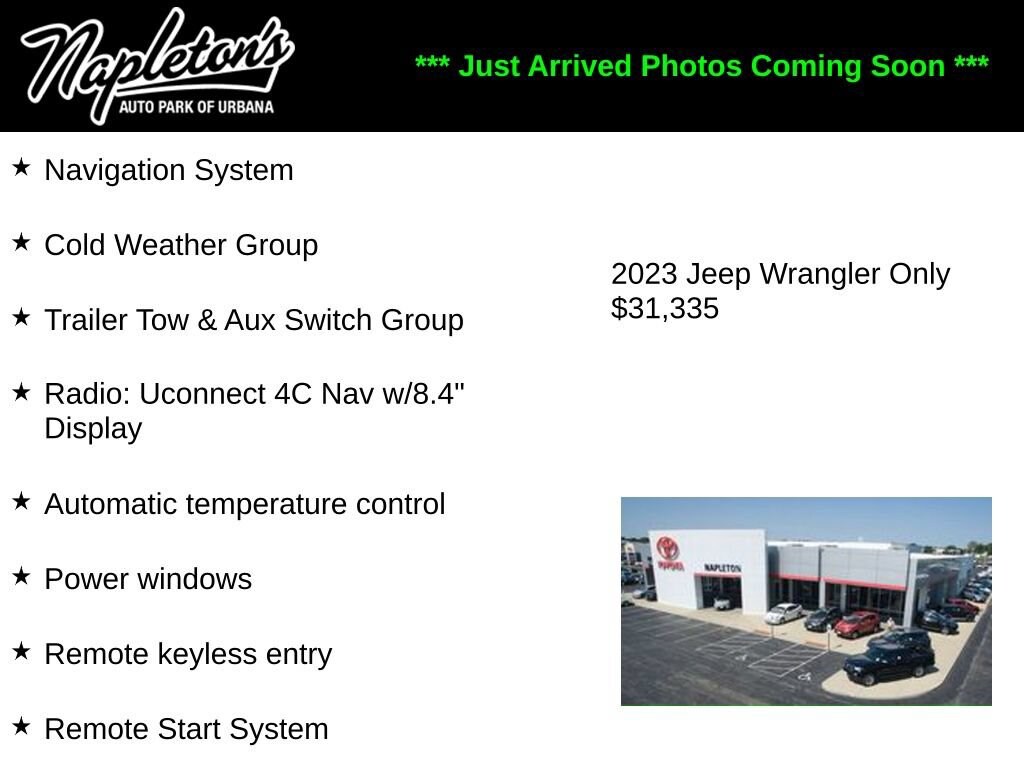 Used 2023 Jeep Wrangler Sahara 4xe Sport Utility